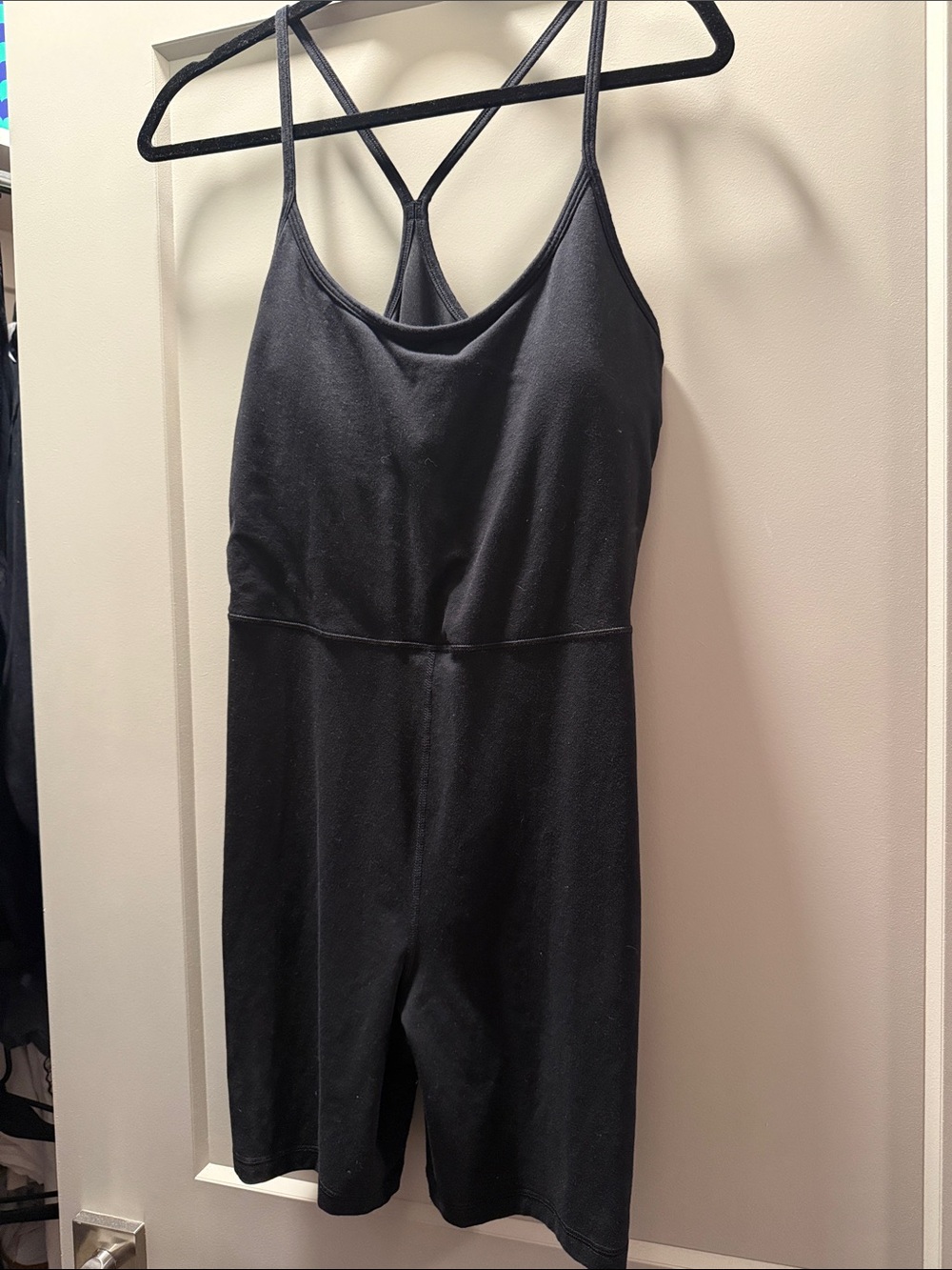 Black Strappy Romper Bodysuit